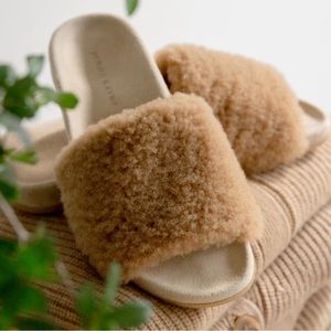 Jenni Kayne Shearling Slide Sandal